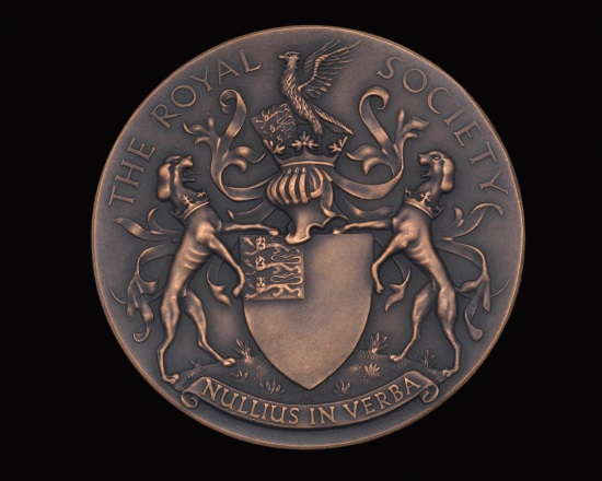 Royal Academy of Sciences New Zealand medal front view